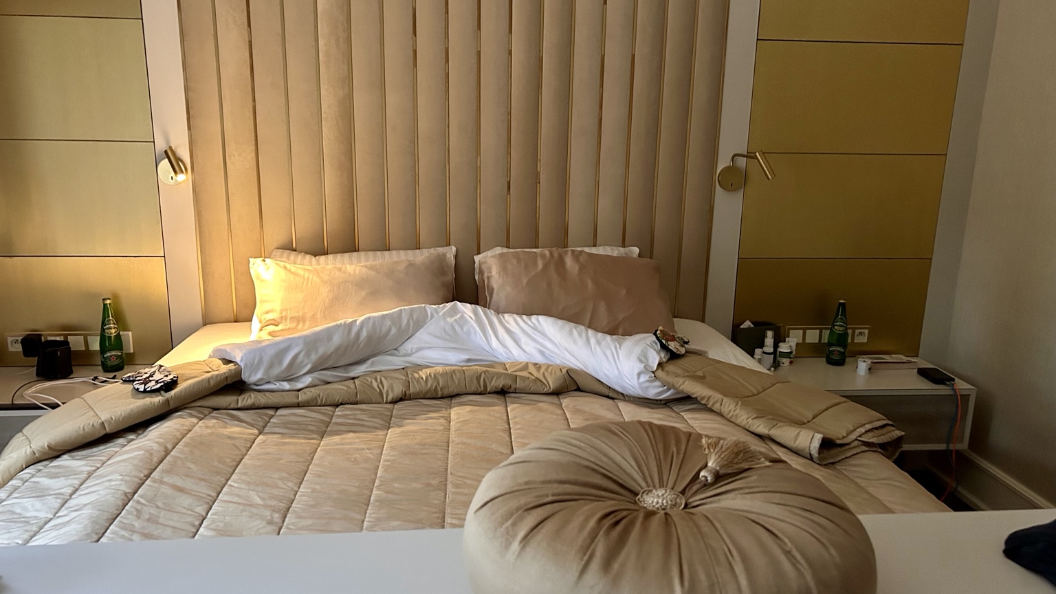 Elegant bedroom prepared for a private stay